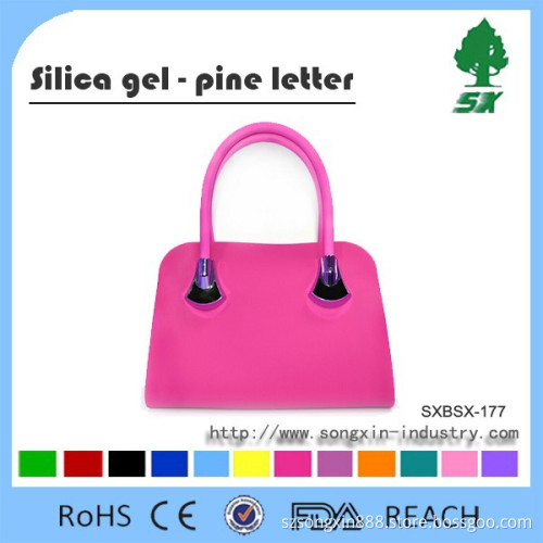 Newest Promotional Gift Silicon handbag/Beautiful lady fashion trend Silicon handbag